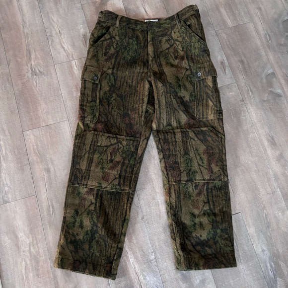 Columbia Gallatin Range Wool Pant Hunting Camo Green Brown Men's Size 38 - Picture 1 of 16